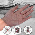 Bed Canopy, Canopy Bed Curtains Bed Drapes for Full Queen King Size Bed Mosquito Net Bed Canopy Curtains for Patio Indoor Outdoor Gothic Room Decor Screen Netting Canopy Curtains Blcak