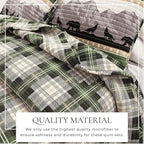 Great Bay Home 3-Piece Reversible Rustic Lodge Bedspread Quilt with 2 Shams. All-Season Quilt Set. (King, Salt Creek)