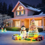 Linkind Solar Lights Outdoor Waterproof IP67, StarRay RGB Solar Spot Lights Outdoor, Color Changing Outdoor Solar Lights for Yard, Garden, Pathway, Decorations (Multicolor, 2 Pack)