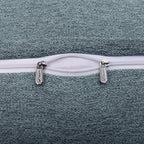 Daneey Multifunctional Headboard Wedge Pillow Dorm Headboard Twin XL Bed Wedge Pillow for Headboard Reading Pillow Adult Back Pillow for Sitting in Bed Wedge Pillow Headboard with Washable Gray Cover