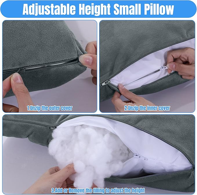 HOMBYS Leg Elevating Adjustable Pillow,High Density Foam Leg Elevation Pillows for After Surgery,Wedge Pillow for Knee or Leg Pain Relief,Leg Support Pillow to Elevate Feet (17"x24"x9")