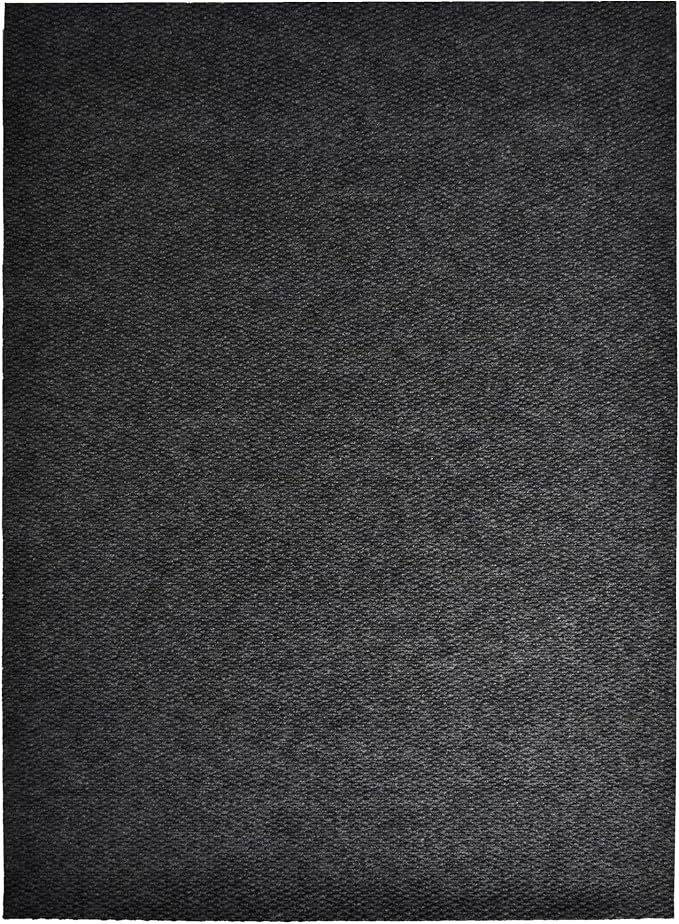 iCustomRug Entryway Door Mat – 3x6ft Black, Indoor/Outdoor, Non-Slip Rubber Backing, Low-Profile All-Weather Carpet, Non-Shedding & Easy Care, Entryway Mat Ideal for High Traffic Areas