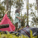 YAKii LED Vintage Lantern Metal Hanging Hurricane 12 LED Dimmer Switch Cold White Battery Operated Power Outage Indoor Camping Lighting Outdoor Brooklyn (Silver 2 Pack)