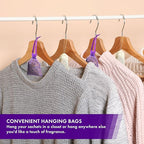 Pack of 36 Cedar Chips and Lavender Sachets (18 Lavender, 18 Cedar) - Home Fragrance Sachet for Drawers and Closets, LV-F-LC-2