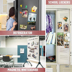 JUZARI 10 Pack 5x7 Magnetic Picture Frames for Refrigerator - Magnet Picture Frames for Fridge - Magnetic Photo Sleeves - Magnetic Photo Frames - Magnetic Picture Holder - Locker Magnet Frames