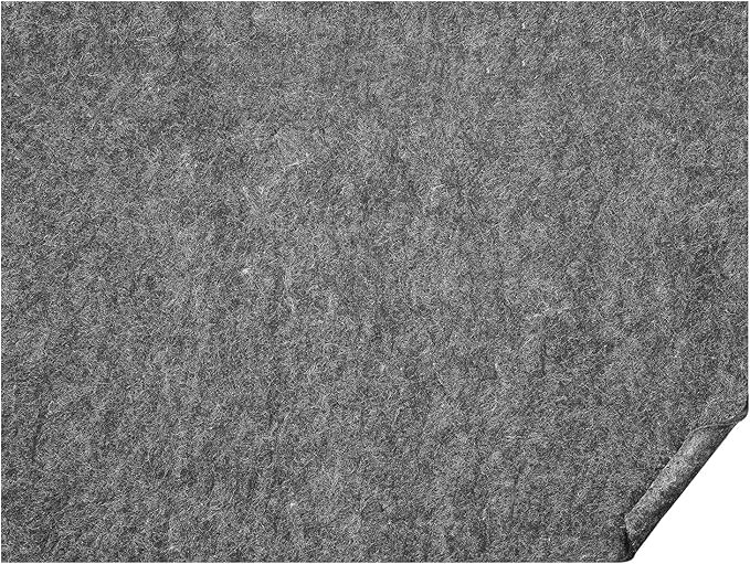 VEVOR Rug Pad Without Slip Resistance, Protective Cushioning Carpet Pad 9' x 12', 1/2" Thick, 100% Pure Polyester Felt, 10-11㎡ Premium Comfort Underfoot Carpet Padding Rug Cushion for All Floor, Gray