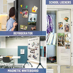 10 Pack Magnetic Picture Frames for Refrigerator - 8.5 x 11 in Magnet Picture Frames for Fridge - Magnetic Photo Sleeves - Locker Magnet Frame - 8.5x11 Magnetic Photo Frames - Magnetic Picture Holder