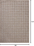 Loloi Amber Lewis Topanga Collection TOP-01 Natural/Bone 6'-7" x 9'-4" Indoor/Outdoor Area Rug