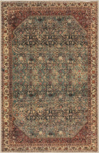 Keen Home Design 2x3 Rug - Machine Washable Entry Rug with Non-Slip Backing, Ideal for Enteryway, Kitchen, Bathroom, Laundry Room - Vintage, Easy Clean, Durable, Low Pile Rug - (2' x 3')