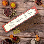 Dragons Blood Incense Sticks, Organic Hand Dipped Incense, Natural Herbs & Aromatic Ingredients, Contain 40 Sticks Inside, Burn Time 45-60 Min, Spiritual Gifts, Incense by Karma Pledge