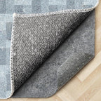 Back Side 3D PVC Dots Felt Rug Underpad, 8x10 Ft,1/6 Inch Thick Cushioned Rug Pad Gripper for Hardwood Floors, Vinyl, Laminate, Stone, Carpet & Tile, Under Rug Padding Protects Floors