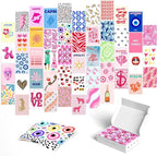Y2K BOO Preppy Wall Collage Kit - 50 Trendy Preppy Aesthetic Photos for Dreamy Spaces, Perfect Preppy Room Decor, Teens' Preppy Photo Collage Kit 4x6, Stylish Dorm Wall Art