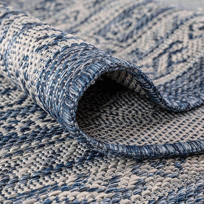 Keen Home Design Terrace Outdoor Runner Rug - 2x6 Washable Indoor/Outdoor Rug for Patio, Kitchen, Balcony, Beach, Garden, Deck and Porch, Size: 2'2"x5'7"