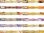 Tulasi Incense Sticks Pack of 12 Natural Scent (240 sticks) Variety Fragrance of Coconut, White Sage, Red Rose, Palo Santo, Lavender & Cinnamon etc, Ideal for Aromatherapy, Meditation & Positive Vibes
