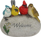 Design Toscano Birdy Welcome Garden Stone Statue: Medium