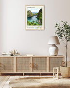 HesenDot Natural OAK Wood Framed Philippines Natural Scenery Wall Art,12x16in Busuanga Island Landscape Canvas Print,Urban Landmark Wall Decor for Living Room,Bedroom,Office Gallery,Set of 1