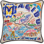 Catstudio Malibu Embroidered Decorative Throw Pillow