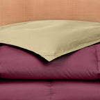 Modern Threads Down Alternative Reversible Comforter Red/Beige Queen