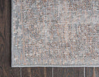 Unique Loom Rosso Collection Vintage, Traditional, Bohemian, Geometric, Distressed, Southwestern Area Rug, 4' 0" x 6' 0", Gray/Ivory