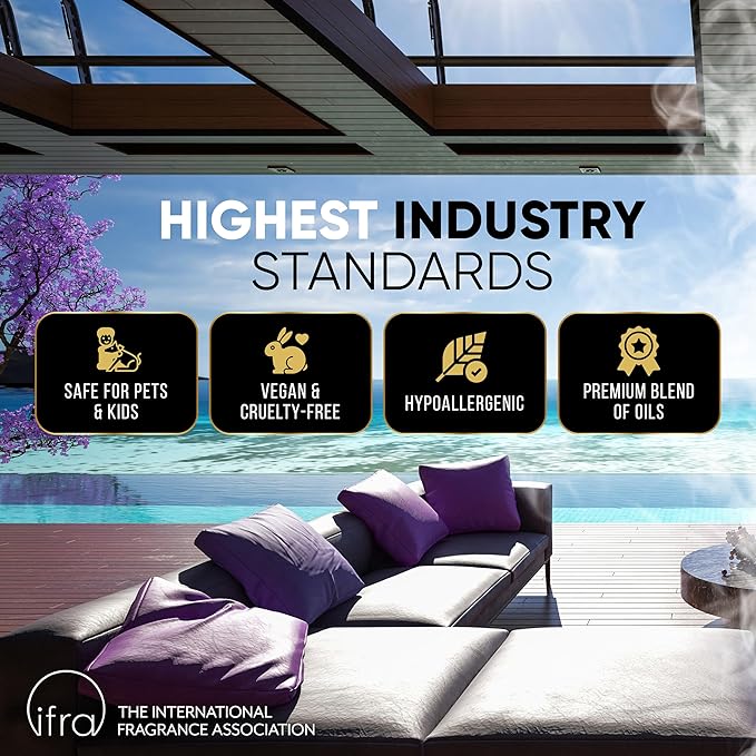 Luxury Hotel Diffuser Oil for Hotels and Homes - Aromatherapy Oils for use with an Essential Oil Diffuser at Home - Fragrance-Scent Diffuser Oil Blend (The Penthouse) 4.05fl oz (120ml)