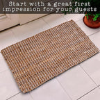 Jute Doormat 30x17 Inch, Jute Entryway Rug, Braided Doormat, Natural Woven Welcome Mat