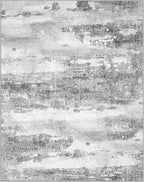 Area Rugs 8x10 for Living Room Bedroom Machine Washable Large Gray Area Rug Abstract Soft Throw Rug, Indoor Floor Cover, Lightweight Non Slip Backing Thin Rug