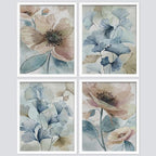 SIGNWIN Framed Poster Botanical Floral Nature Wilderness Photography Realism Decorative Rustic Cozy Zen for Living Room, Bedroom, Office - 8"x10"x 4 White