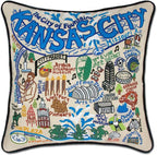 Catstudio Kansas City Embroidered Decorative Throw Pillow