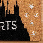 Gertmenian Harry Potter Coir Doormat - 2x3 Welcome Mat (2-Pack), Ideal for High Traffic Areas in Front Door, Garage, Entryway - Paramount Hogwarts/Witches, 80027