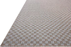 Loloi Amber Lewis Topanga Collection TOP-02 Natural/Silver 2'-3" x 3'-9" Indoor/Outdoor Area Rug