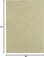 Nourison Home Home Positano 8' x 10' Fabric Green Area Rug