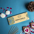 Raajsee Vnilla Incense Sticks 100 Gm Pack-100% Natural Insence Sticks -Organic Non Toxic - Charcoal Free - for Church,Aroma Therapy,Relaxation,Meditation