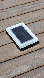 LUMENGY Solar Paver Light 6×9 inch, 5000K, Up to 20 Hours Continuous Lighting, Stainless Steel, Thick Glass, Glare-Free Illumination for Driveways, Pathways & Garden, Waterproof & Drive-Over Rated