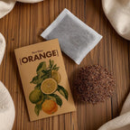 Potpourris Orange Citrus Scented Hanging Paper Sachets - 12 Pack for Closet & Home | Long-Lasting Air Freshener & Odor Eliminator for Drawer, Car, Bathroom | Ideal Gift Idea