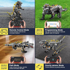 5 in1 RC Robot Building Kit, 935 PCS App & Remote Control Robotics Kit, STEM Robot Dinosaur Monster Building Toys for Kids Age 6 7 8 9 10 11 12+, Educational Learn Toys Gift for Boys & Girls