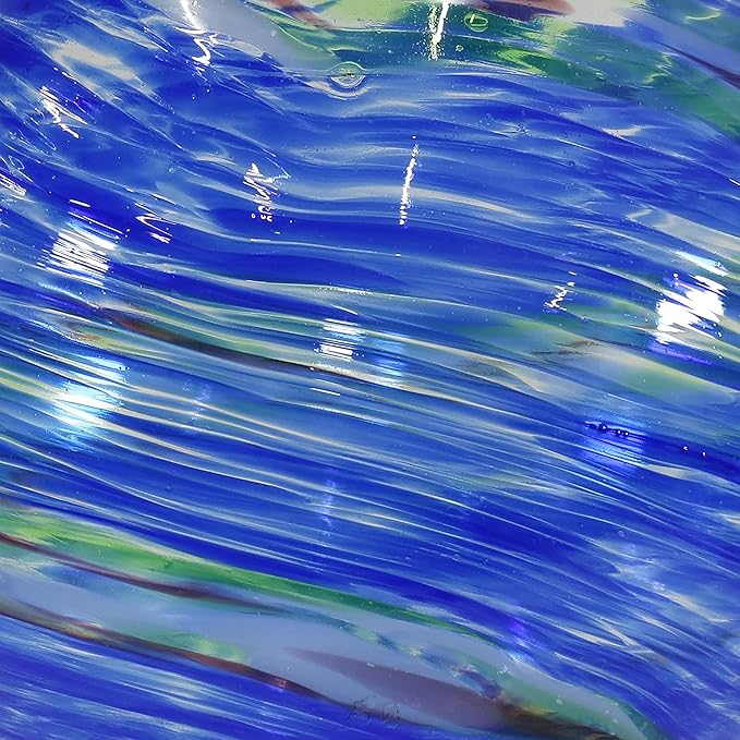 Sunnydaze 10-Inch Gazing Ball for Garden - Glass Gazing Globe for Outside - Garden Orb Yard Decor - Northern Lights