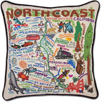 Catstudio North Coast Embroidered Decorative Throw Pillow