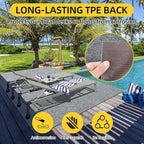 Marine Carpet,5 FT x 10 FT Smoke Gray Indoor Outdoor Carpet 0.2" Thick Boat Carpet with Water-Proof TPE Backing, Non-Slide Outdoor Marine Carpet Roll for Home, Patio, Porch, Deck