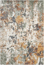 Keen Home Design Area Rugs - 6x9 Non-Shedding, Abstract Rugs for Kitchen, Living Room, Bedroom, Dining Room, Entryway - Size: 5'11" x 9'2", Multi