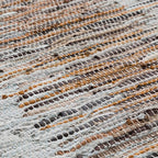 Mark&Day Wall Art, Stanzach Hide Leather and Fur Farmhouse Charcoal Macrame Tapestry Wall Hanging for Living Room, Bedroom, Office or Kitchen (44"H x 22"W)