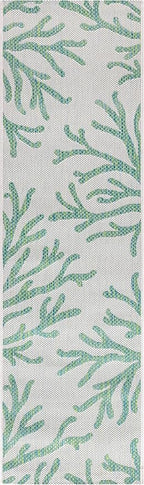 Keen Home Design Terrace Outdoor Runner Rug - 2x6 Washable Indoor/Outdoor Rug for Patio, Kitchen, Balcony, Beach, Garden, Deck and Porch, Size: 2'2"x5'7"