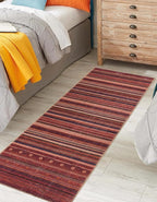 Keen Home Design 2x12 Rug - Machine Washable Runner with Non-Slip Backing, Ideal for Hallway, Entryway, Kitchen, Laundry Room - Vintage, Easy Clean, Durable, Low Pile Rug - (2'6" x 12')
