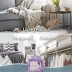 SMELLS BEGONE Odor Eliminator Gel Bead Value Pack - 72 oz - Air Freshener - Eliminates Odors in Bathrooms, Pet Areas, Boats, RVs & Cars - Made with Essential Oils - Lavender Vanilla Scent