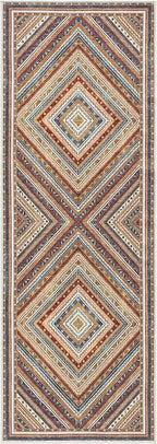 Keen Home Design 2x7 Rug - Machine Washable Runner Rug with Non-Slip Backing, Ideal for Hallway, Entryway, Kitchen, Laundry Room - Vintage, Easy Clean, Durable, Low Pile Rug - (2'6" x 7')