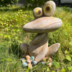 Funny Frog Garden Statues Animal Shapes Indoor and Outdoor Art Decorations Frog Decorations Gardens courtyards terraces Balconies Landscapes Ideal