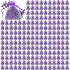 Reginary 200 Pack Lavender Sachets Bags Bulk for Drawers and Closets Home Fragrance Sachet Dried Lavender Flower for Wedding Bridal Shower Favors