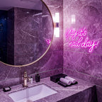 Kavaas Yay It's Nail Day Neon Sign - Neon Sign for Salon Bar, Beauty Room, Bedroom - Great Gift for Nail Tech Girls, Christmas, Birthday