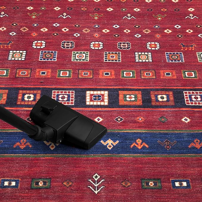 Keen Home Design 3x5 Rug - Machine Washable Entry Rug with Non-Slip Backing, Ideal for Enteryway, Kitchen, Bathroom, Laundry Room - Vintage, Easy Clean, Durable, Low Pile Rug - (3' x 5')