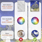 LANCHI95 Vintage Ghost Posters Halloween Wall Art Witch in The Forest Painting Prints Halloween Wall Decor for Living Room Bedroom 8x10 in - 9pcs (UNFRAMED)