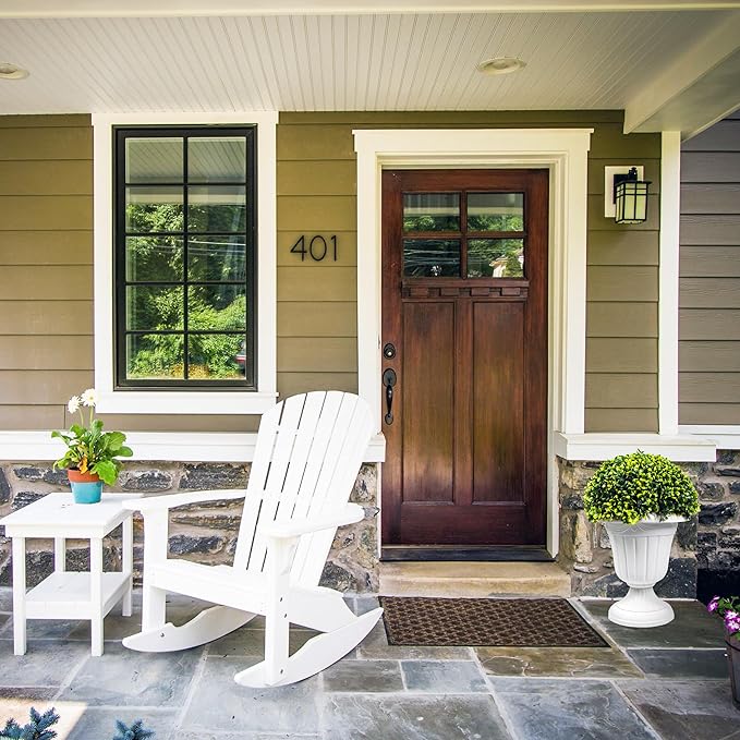 Sunnyglade 2 PCS 17" Artificial Plastic Boxwood Ball Tree, Faux Potted Decorative Topiary Plant, UV Resistant Fake Plant in Pot for Home Gate Indoor Outdoor Patio Office Decor